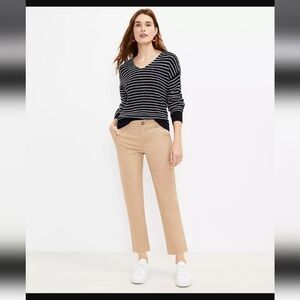 LOFT The Monroe Slim Pants Size 4 Khaki